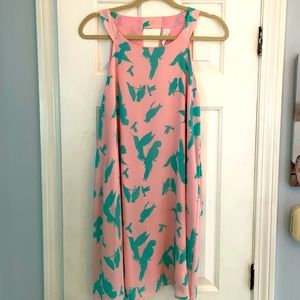 Peach Love California pretty summer lined dress
